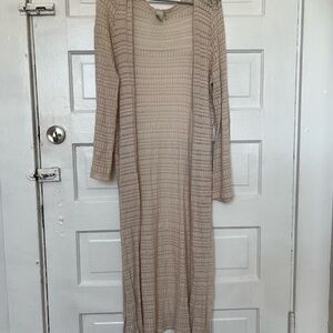 Paper Crane Beige Long Sleeve sweater